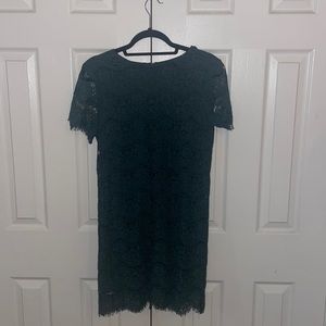 Lulus green short sleeve lace dress
